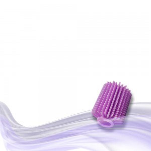 ជក់សម្អាតមុខ Silicone មិនជ្រាបទឹក BPA Free Silicone Face Cleansing Brush