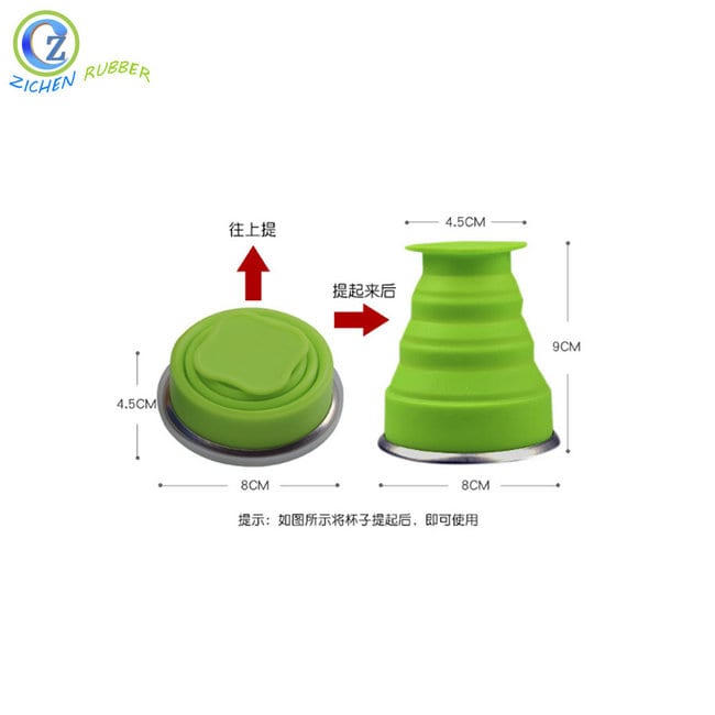 Good Wholesale Vendors Custom Nonstandard Rubber Gasket - High Quality Reusable Baking Cups Custom Silicone Foldable Cup – Zichen