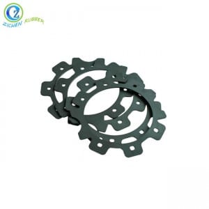 Manufactur standard Grey Color Silicon Rubber Flat Ring Gasket