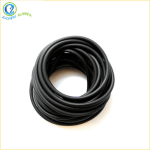 Braid Reinforced Silicone Hose Thin Wall Rubber Hose Black Silicone Rubber Tubing