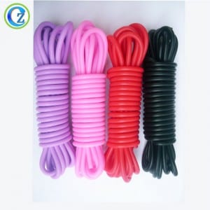 High Quality Custom Colorful Silicone Sex Bondage Cord Rope