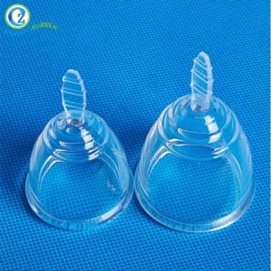New Fashion Design for Collapsible Silicone Menstrual Cup