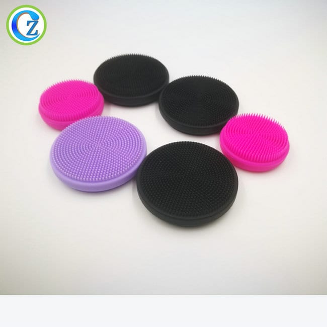 OEM Manufacturer Color Change Silicone Wristband - Portable FDA Silicone Facial Brush New Arrival Facial Instrument Silicone Cleansing Brush – Zichen detail pictures