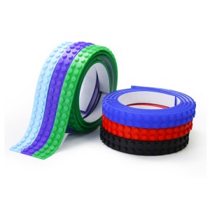 Educational Flexible Silicone Brick Tape Sticky Silicone Toy Brick Tape