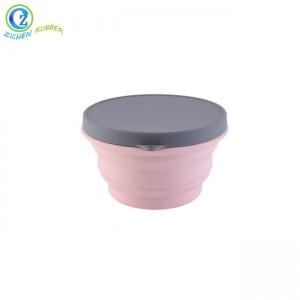 Portable Durable Silicone Foldable Dog Bowl Custom Silicone Pet Bowl