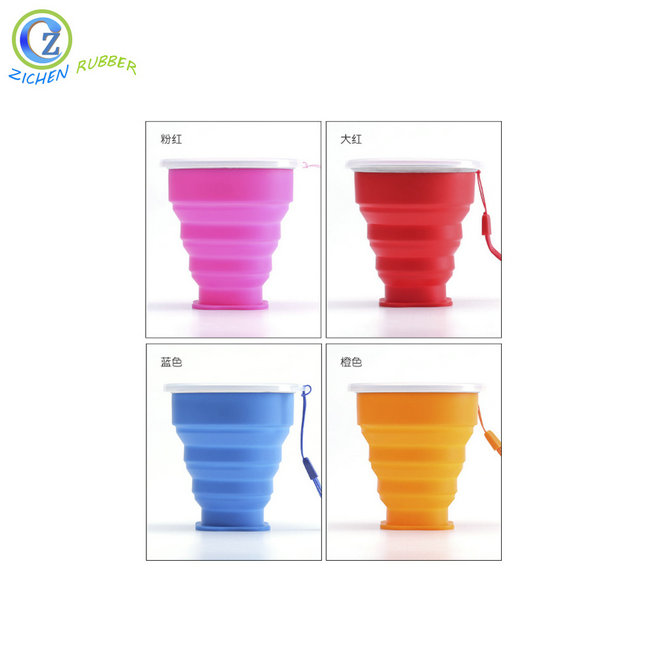 Factory wholesale Silicone Coffee Cup Sleeve - Custom Silicone Foldable Cup High Quality Competitive Price – Zichen