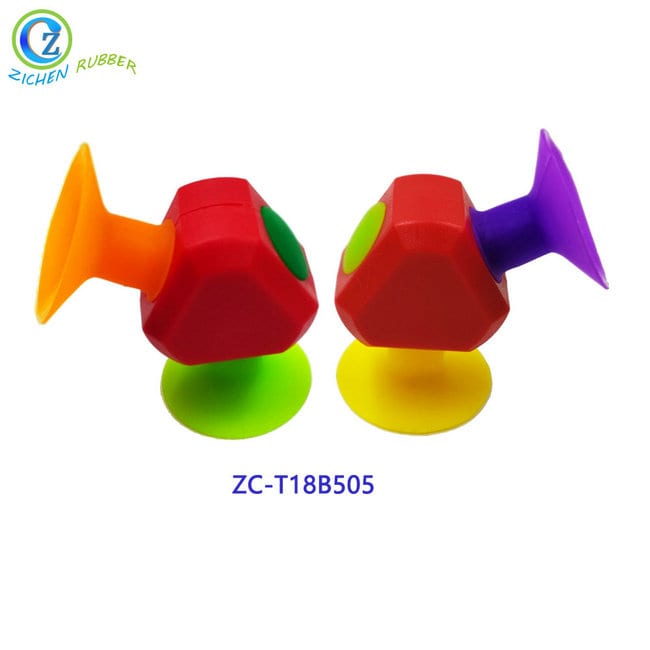 PriceList for Penis Rubber Ring - Building Blocks Sucker Suction Fun Cup Silicone DIY Toys Custom Silicone Sucker Suction Toy – Zichen