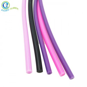 Customized Extrusions Silicon Rubber Cord Taas nga Kalidad Solid Silicone Cord