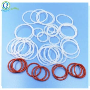 Translucent FDA Silicone O Ring Custom Rubber Seal O Ring