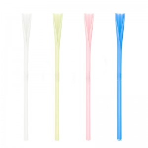 The silicone straw can be disassembled, folded, and easy to receive travel straw