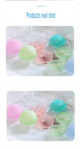 Cross-border hot selling silicone water polo children outdoor water fight water polo reusable water blast ball beach toys