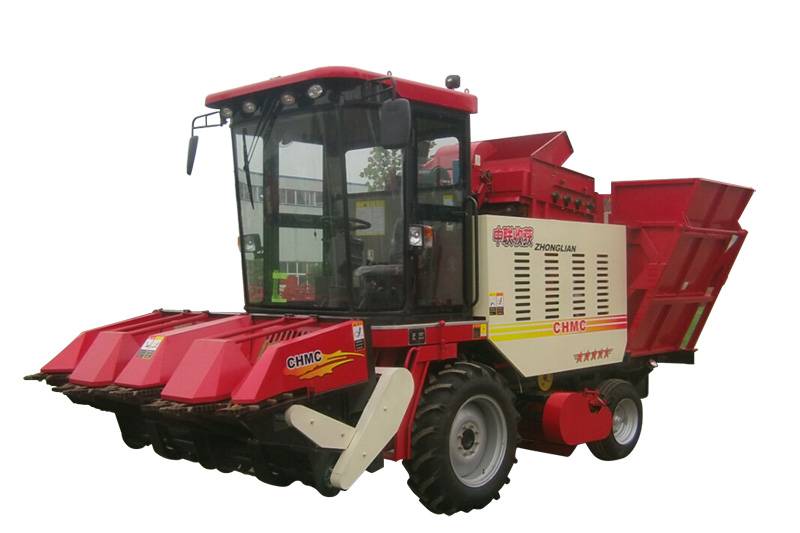 4 rows corn combine harvester Featured Image