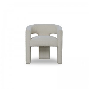 Modern Simple Elegant Versatile Lght luxury Millar Occasional Chair—Boucle Fabric (natural)