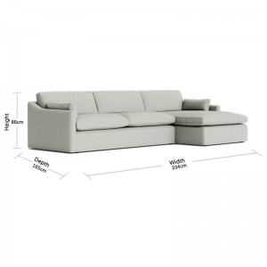 Modern Simple laziness Comfortable Casual Dream Fabric Sofa