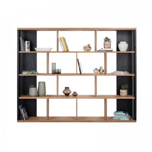 Modern Simple Natural Fashionable Versatile Wooden Amelie Bookshelf