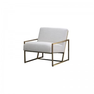 Modern Simple Versatile Comfortable Lazy Iron Frame Box Occasional Armchair