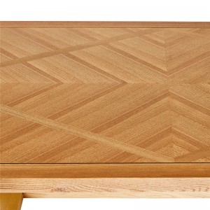 Bàn cà phê Georgie hình chữ nhật bằng gỗ tuyệt đẹp đơn giản theo phong cách Retro tự nhiên
