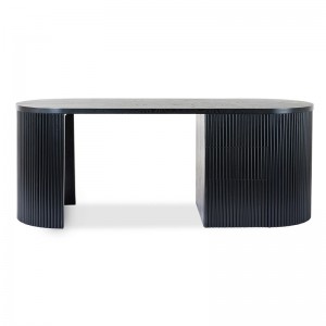 Modern Simple Exquisite Luxurious Versatile Elm Black Maximus Desk
