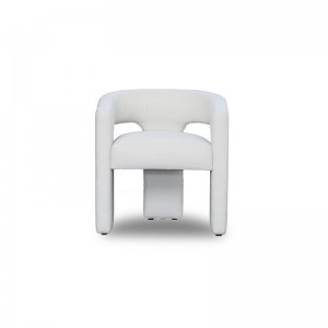 Moderna, jednostavna, elegantna, svestrana, luksuzna Millar povremena stolica—Boucle tkanina (prirodna)