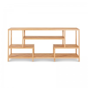 Modern Simple Natural Fashionable Versatile  Ollie Oversize Console(wood)