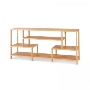 Modern Simple Natural Fashionable Versatile  Ollie Oversize Console(wood)