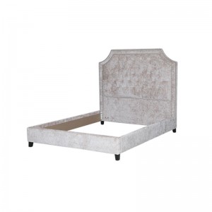 Modern Luxurious Elegant Romantic Simple Parisian Tufted Bed with Storage