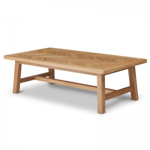 Modern Simple Natural Versatile Herringbone Wood Grain Desktop Taylor Coffee Table