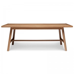 Modern Simple Natural Versatile Herringbone Wood Grain Desktop Taylor Dining Table