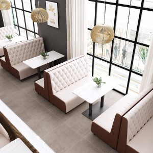 Τραπέζι και καρέκλα εστιατορίου με επένδυση από μασίφ ξύλο υψηλής ποιότητας