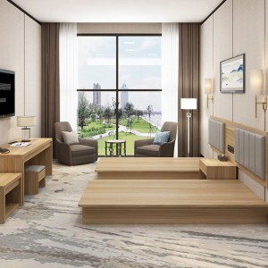 Komercialno hotelsko pohištvo Leseno hotelsko projektno ležišče za projekt