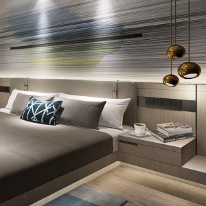Luksusa viesnīcas guļamistabas mēbeļu komplekts 5 zvaigžņu viesnīcas guļamistabas mēbeles