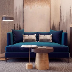 Проект за петзвезден хотел Луксозен дизайн Мека мебел за хотелска стая