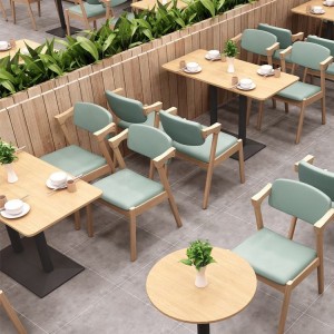 Modern deri kanepe restoran setleri kahve dükkanı mobilyaları
