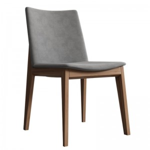 I-Ash Wood Fabric Upholstery Dining Chair