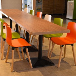 Supplier wholesale Fast Food Solid Wood Restaurant Furniture