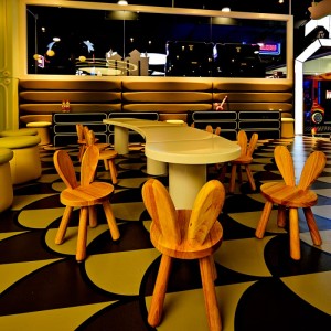 Customized Commercial Public Area Furniture, table and chairs for  Hotel Library Coffee Shop, children parks