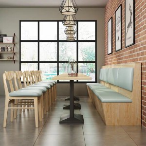 Oanpasse Modern Luxury Wooden Restaurant Booth