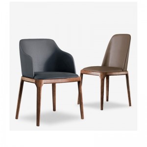 덴마크 디자이너 단단한 나무 팔 의자 - 그레이스 의자
