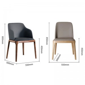 Krzesło duńskiego projektanta z litego drewna - krzesło Grace