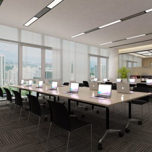 Moderní skládací stůl Skládací tréninkový stůl Modulární překlápěcí konferenční stůl pro kancelář a školu