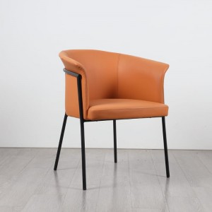 သတ္တုဘောင် Leather Arm Chair