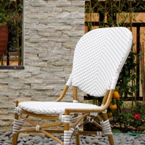 Cadira d'alumini d'exterior Mobles de jardí de vímet