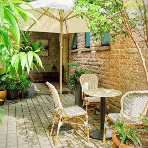 Outdoor Aluminium chair Wicker Garden Set Furniture