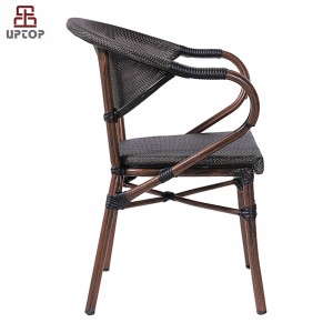 Prilagođena vanjska starbuck stolica za kavu, balkon, vanjski vrtni stol i stolica Teslin