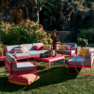 Macaron Courtyard Aluminum Outdoor sofa garden furniture