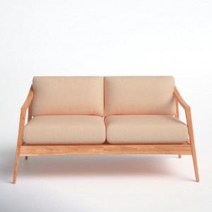 Multi color teak sofa modern luxury outdoor chairs patio furniture