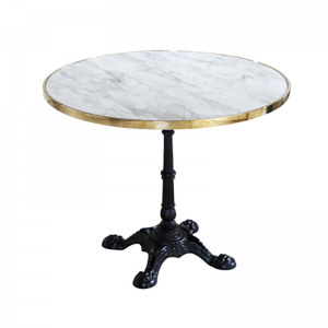 Moderna okrogla marmorna miza D80/D90 za 4 osebe