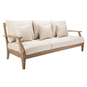 Sofa kayu jati untuk kursi taman hotel kursi outdoor