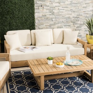 Dharka qaaliga ah ee burma modular qaybta teak patio furniture set