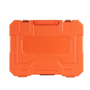 Kotak alat plastik warna oranye